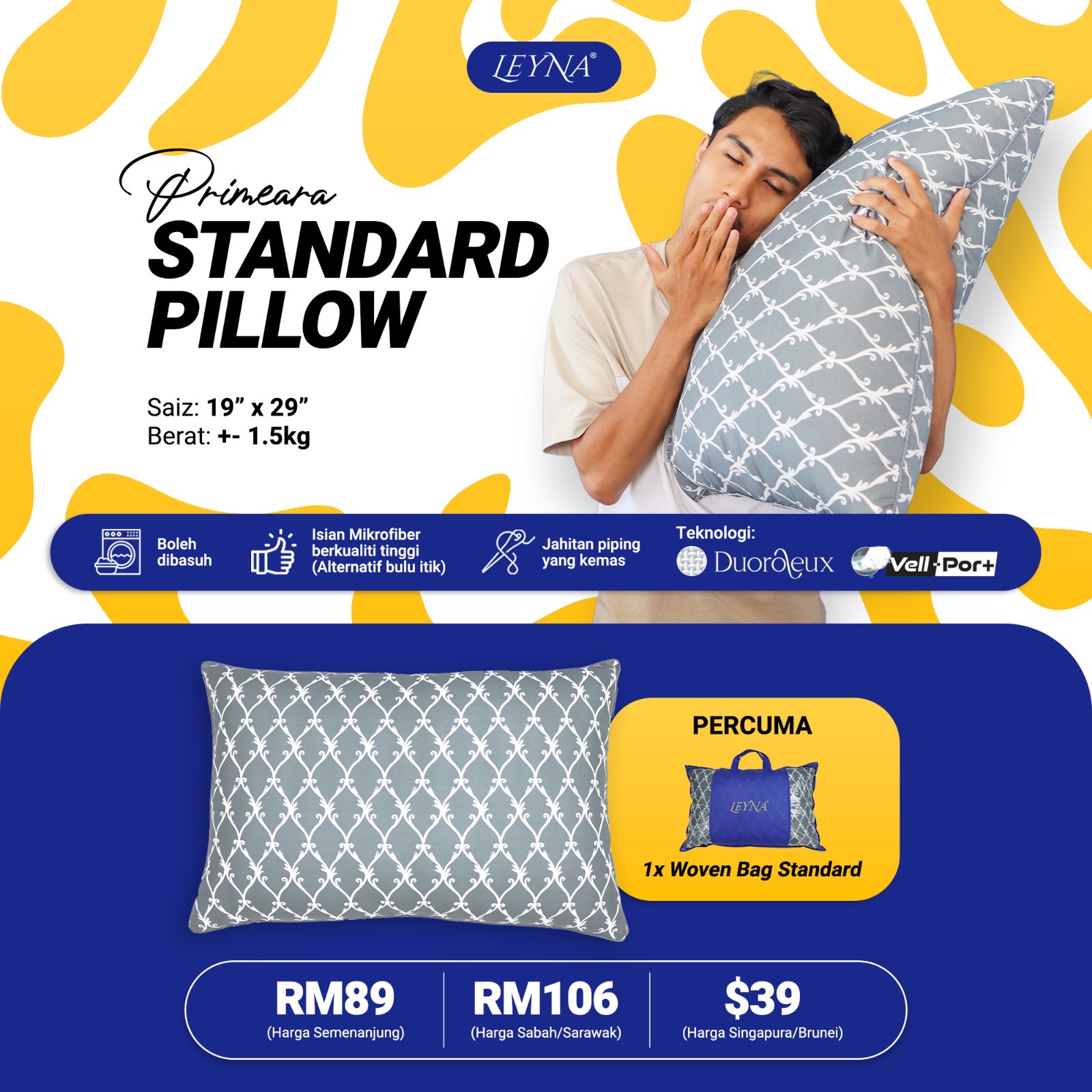 Primeara Standard Piilow