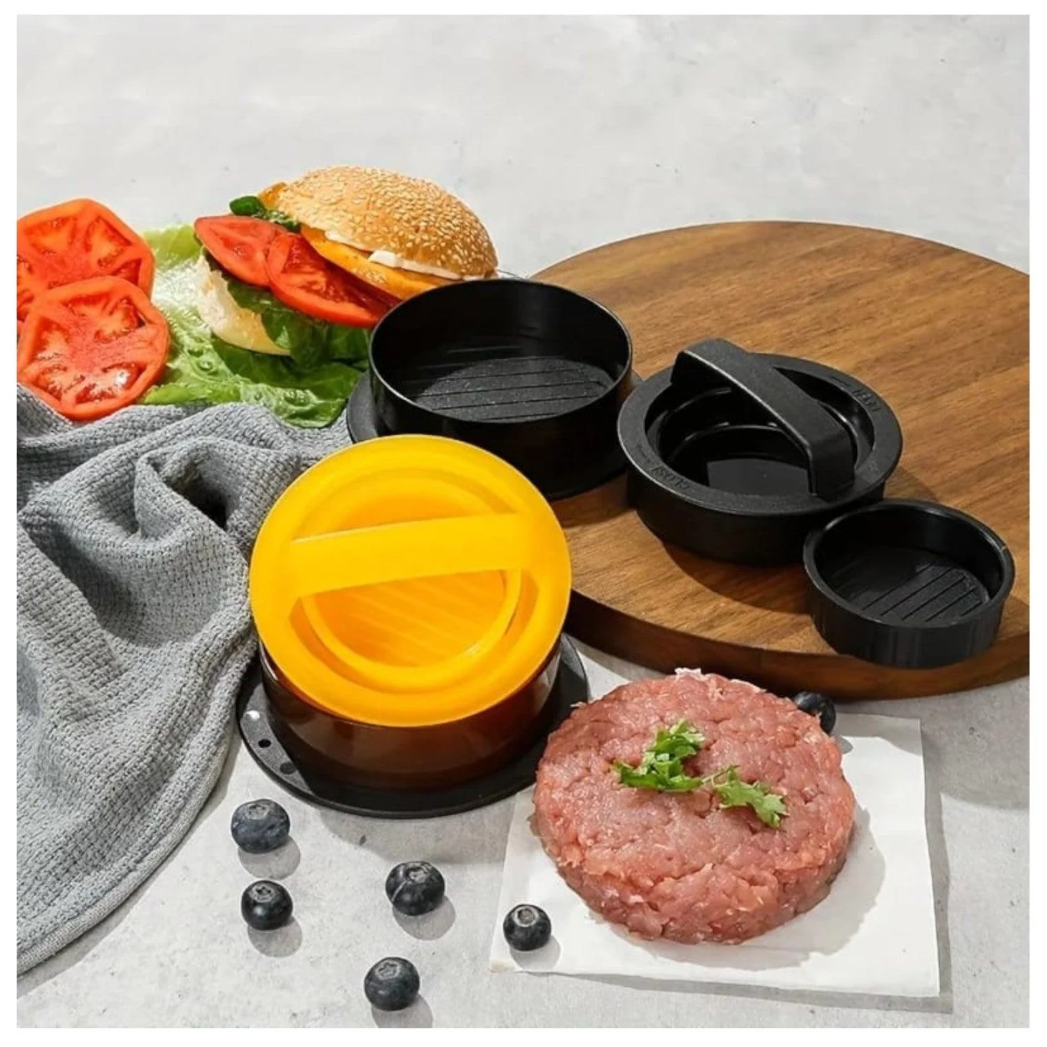 MOLDE PARA HAMBURGUESA