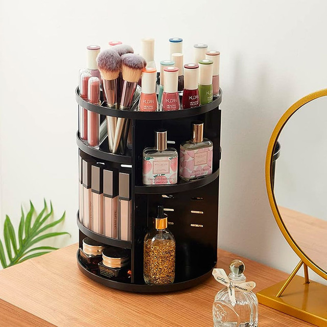 ORGANIZADOR DE COSMÉTICOS GIRATORIO