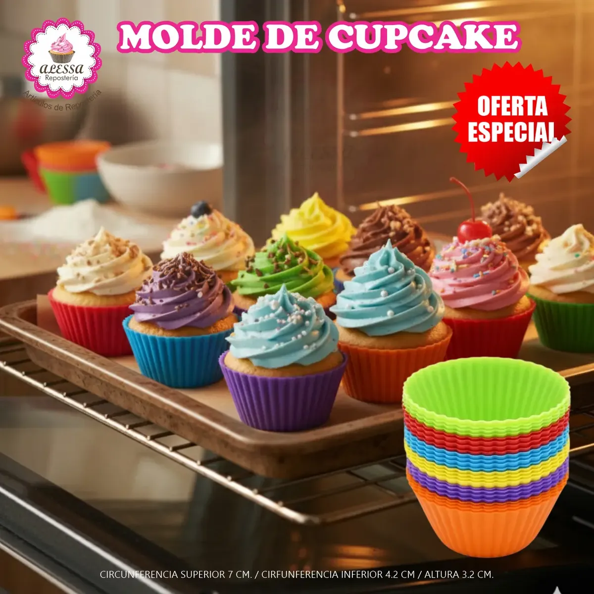 SET DE 12 PIROTINES DE SILICONA
