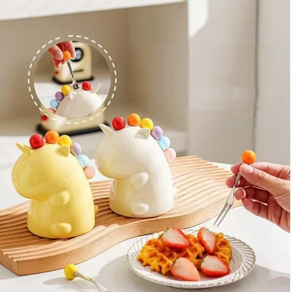 SET DE 6 TENEDORES UNICORNIO