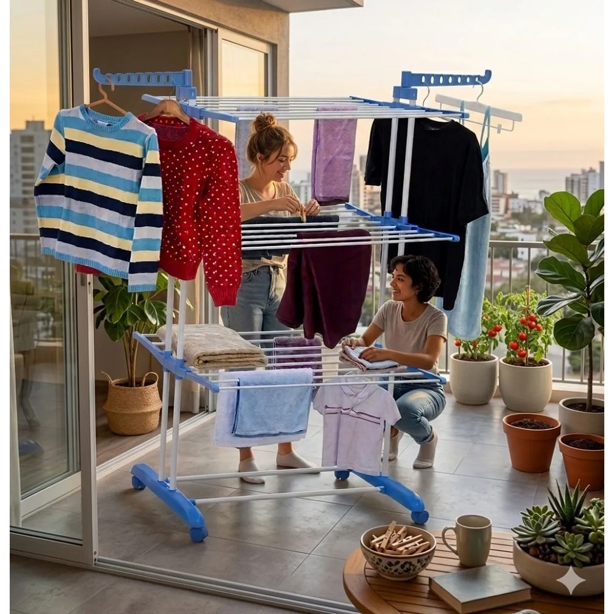 TENDEDERO DE ROPA PLEGABLE