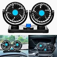 VENTILADOR DOBLE PARA CARRO