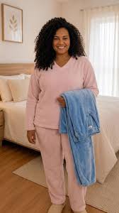 CONJUNTO DE PIJAMA PELUCHE