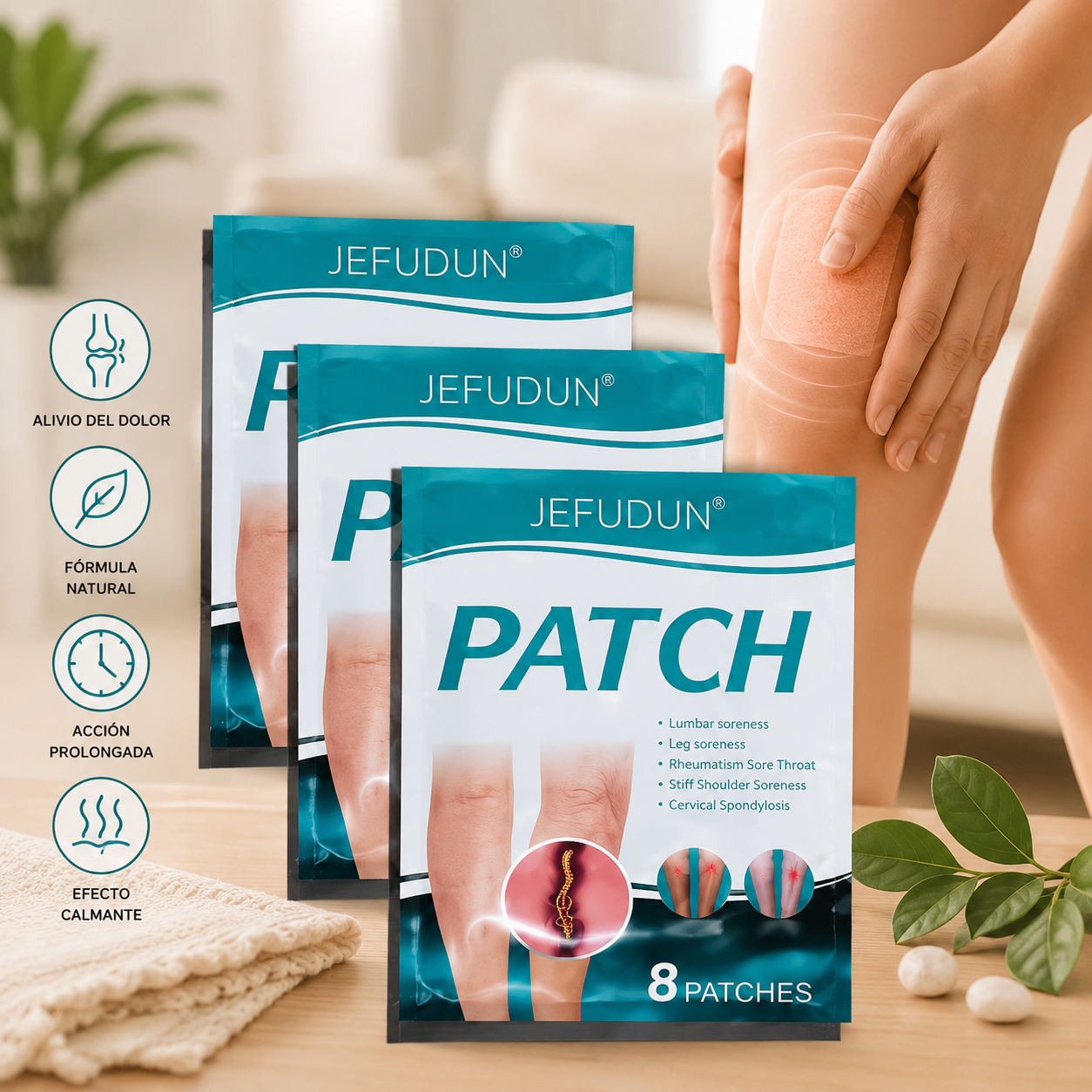 PACK DE 8 PARCHES PARA VARICES