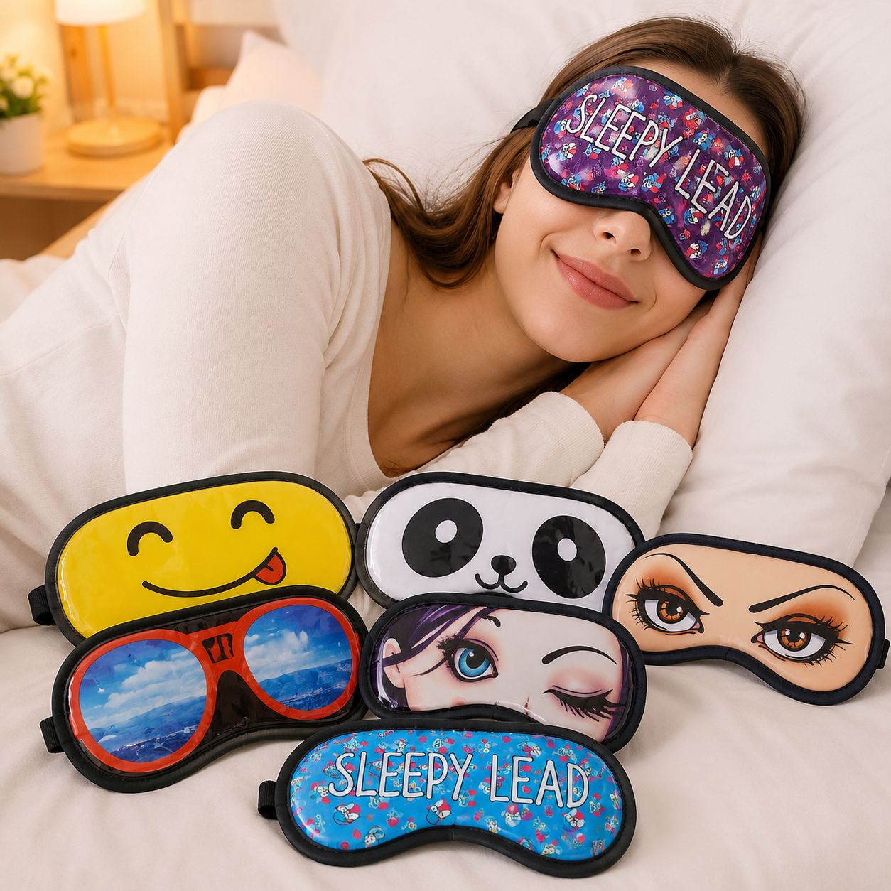 ANTIFAZ CON GEL PARA DORMIR