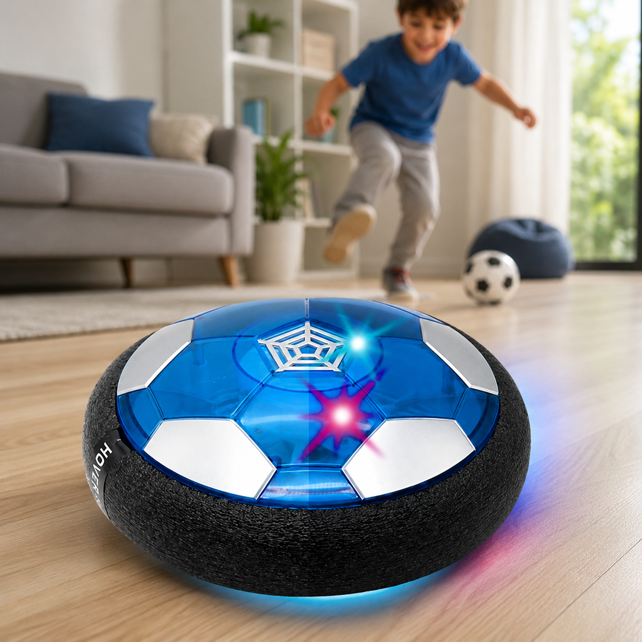PELOTA DE FÚTBOL FLOTANTE