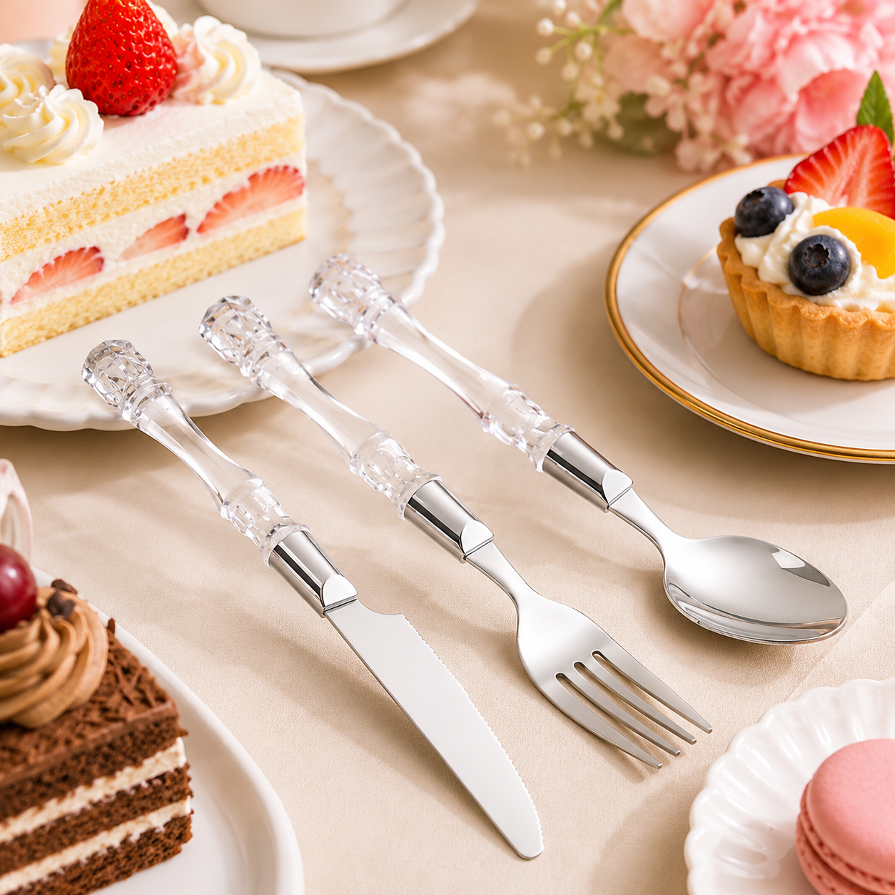 SET DE CUBIERTOS PARA POSTRES