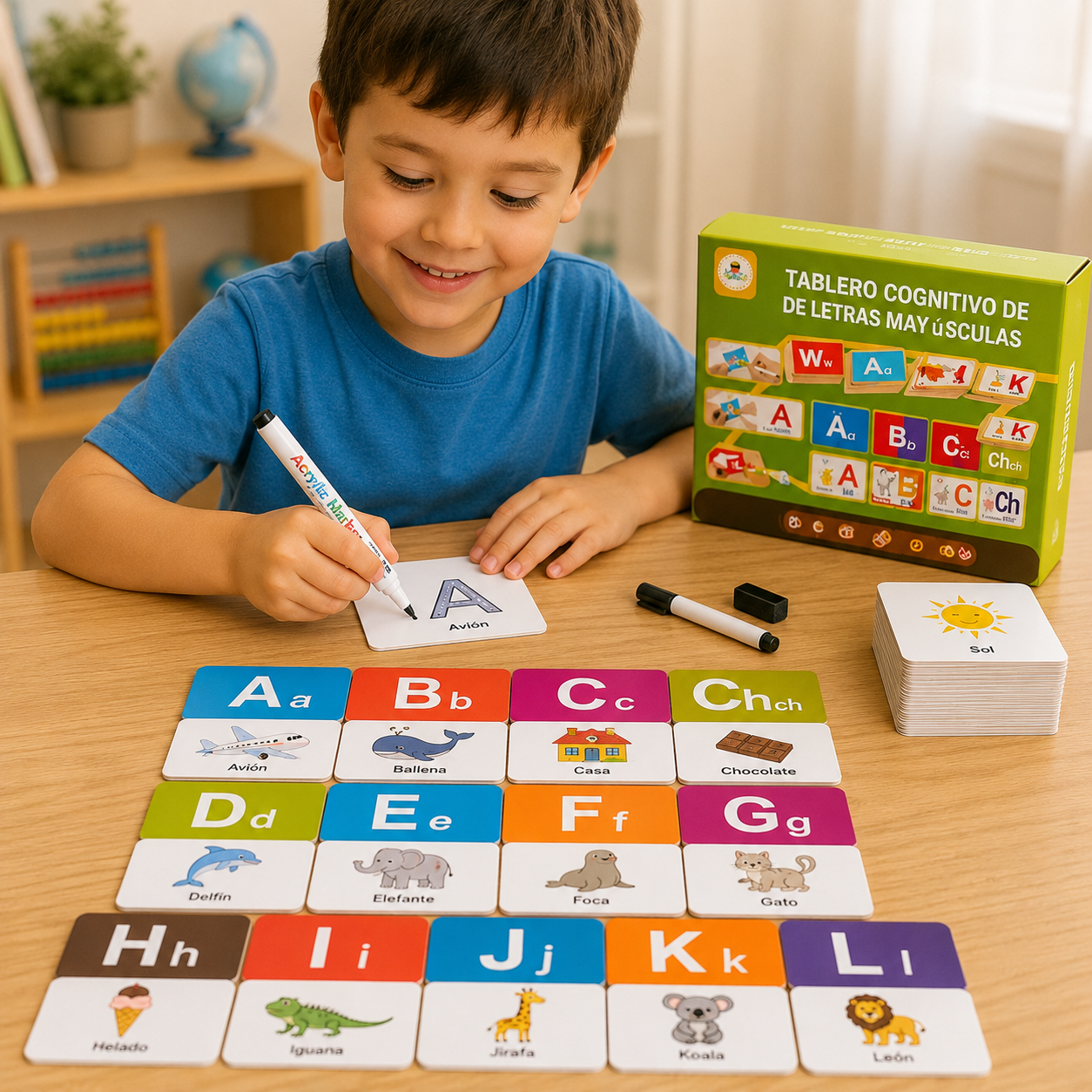 TABLERO COGNITIVO DE LETRAS