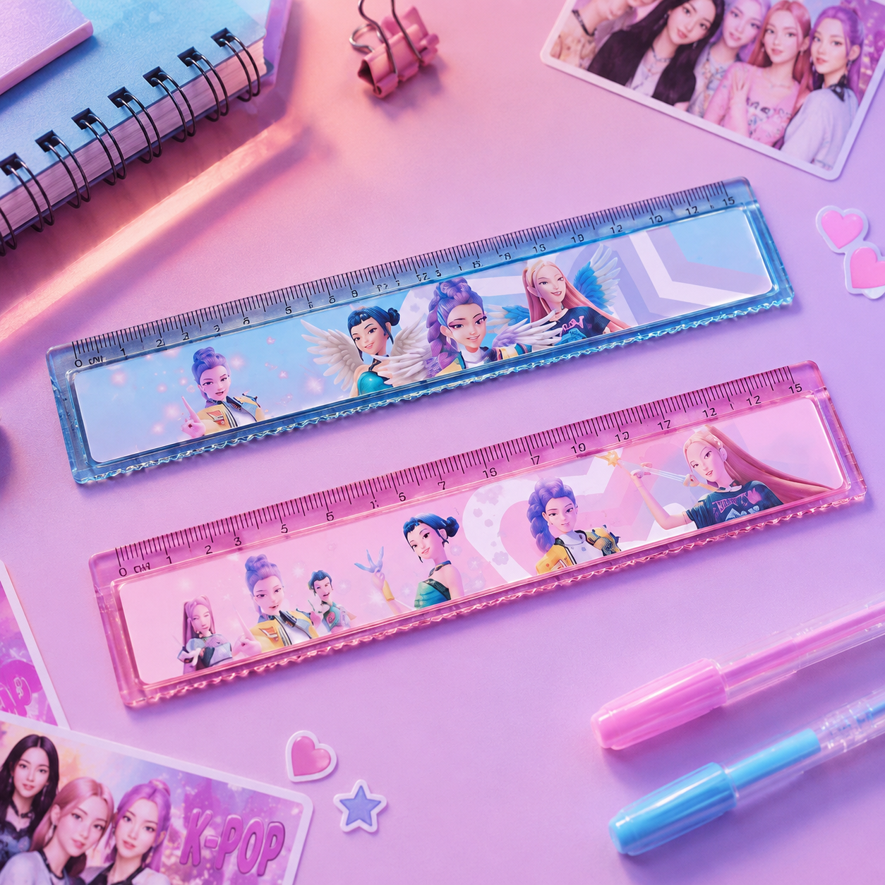 REGLAS K-POP DE 15 CM X 12 UNDS