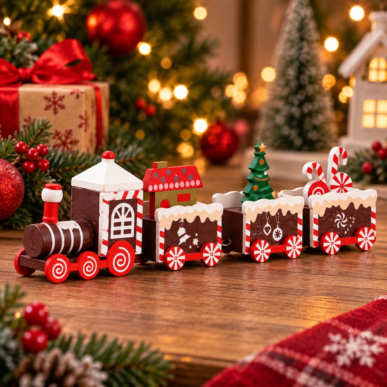 ADORNO TRENSITO NAVIDEÑO - 22 CM