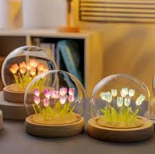 CUPULA DE TULIPANES ETERNOS