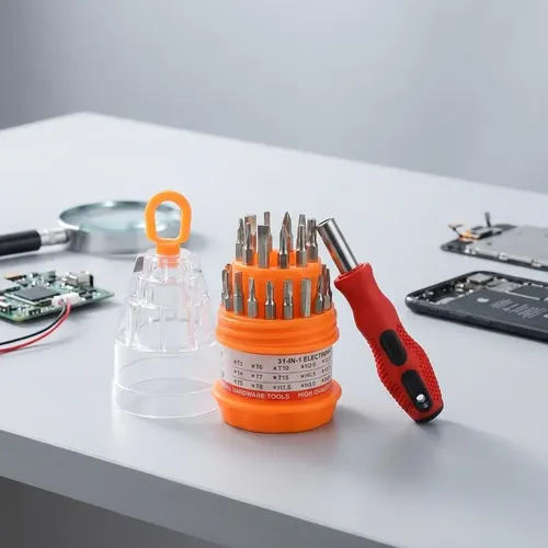 KIT DE 31 MINI DESTORNILLADORES MAGNETICOS