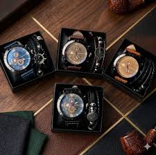 KIT DE RELOJ + PULCERA PARA HOMBRE