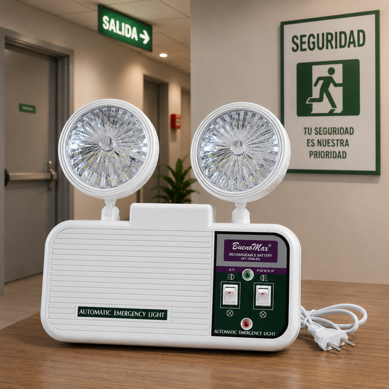 LÁMPARA DE EMERGENCIA AUTOMÁTICA
