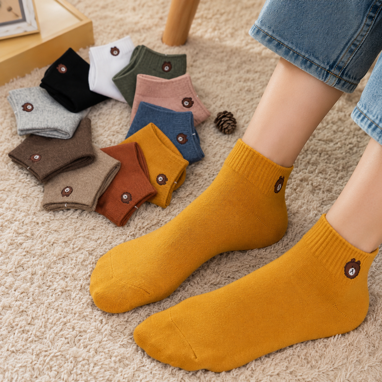 PACK DE 10 PARES DE MEDIAS KAWAII