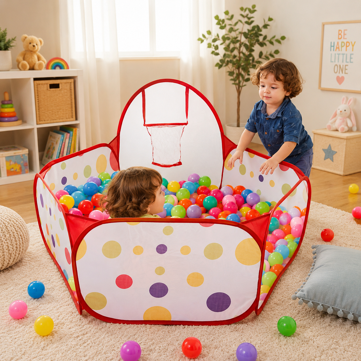 PISCINA DE PELOTAS PARA BEBÉS