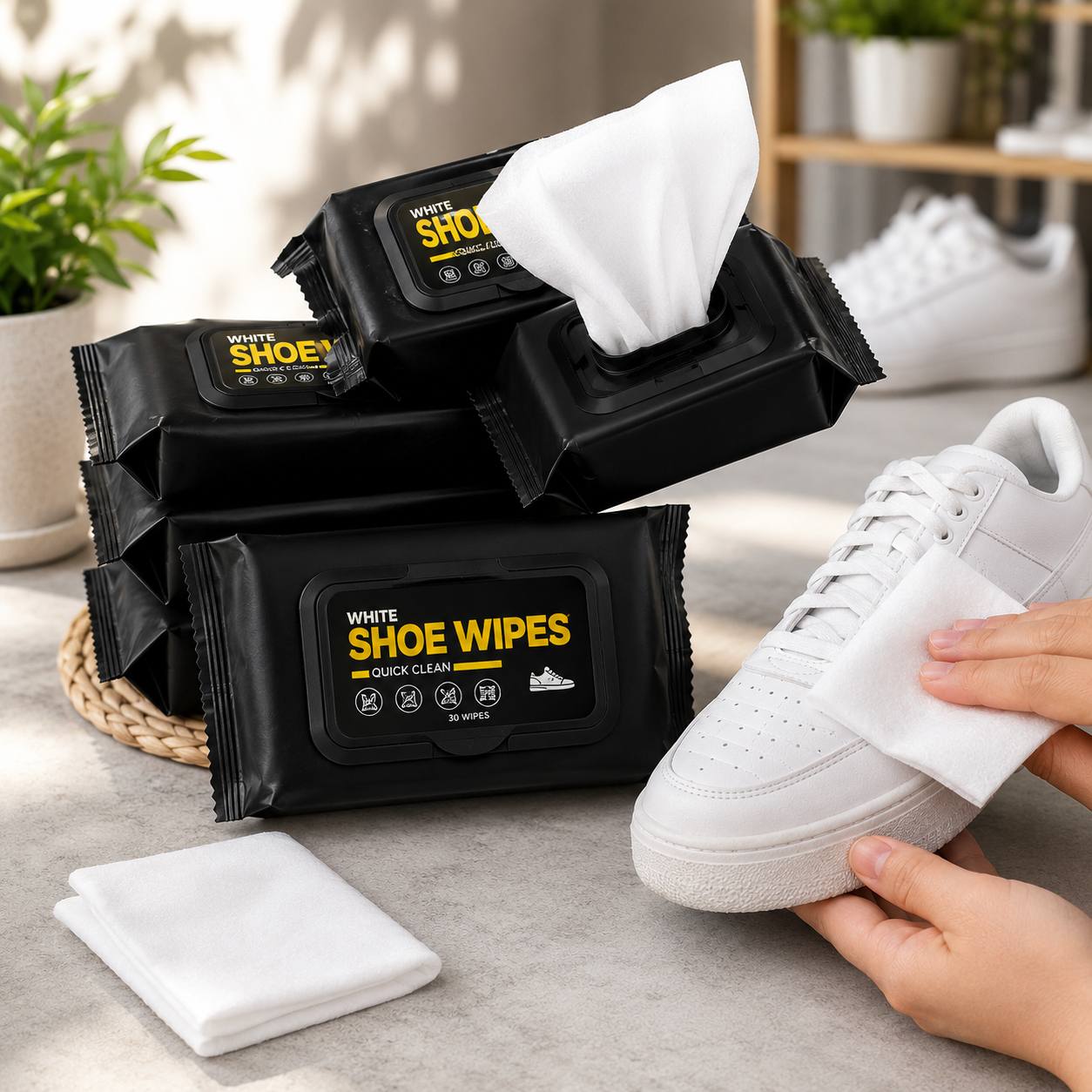 TOALLITAS HUMEDAS PARA LIMPIAR ZAPATILLAS