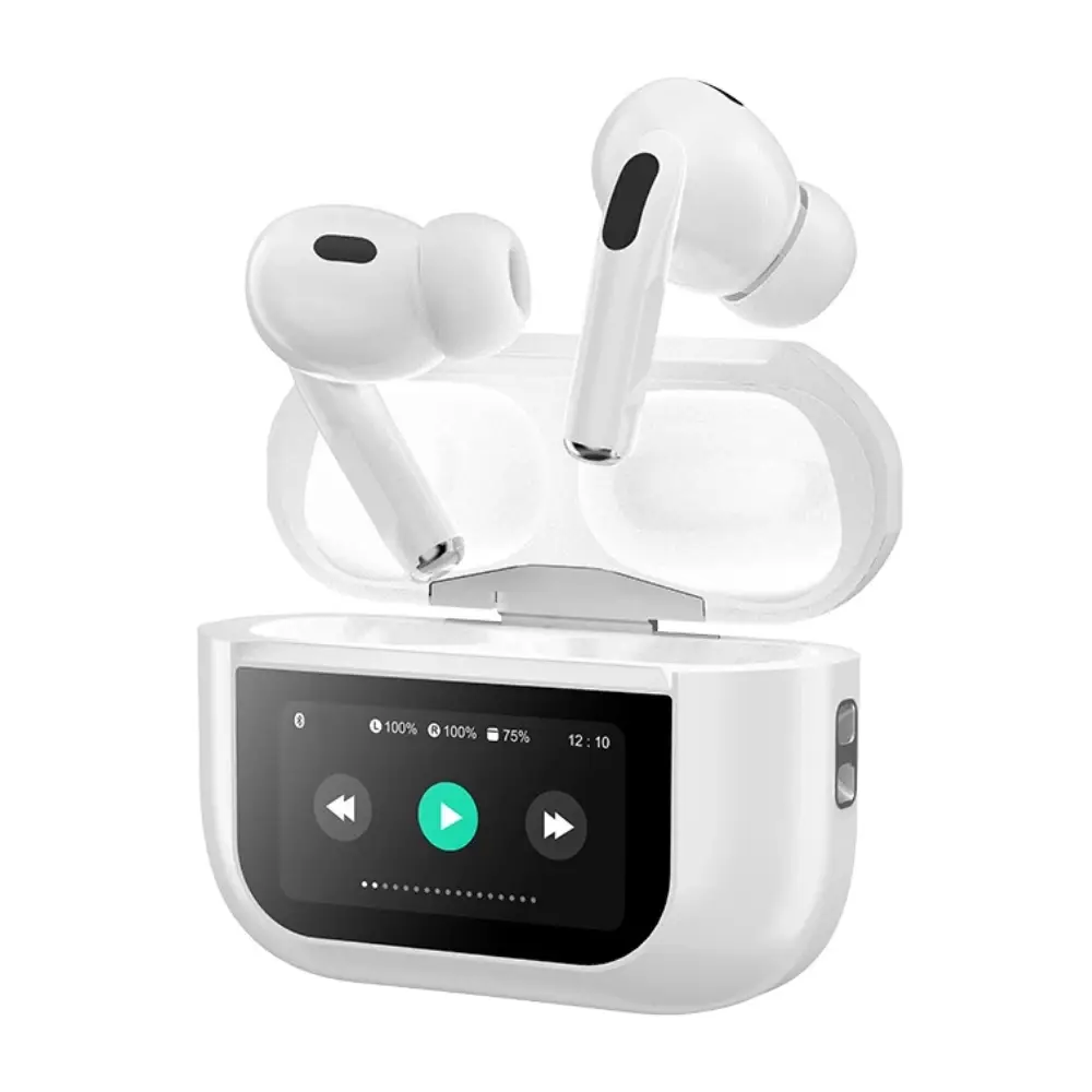 A9 Pro Touch Screen Airpods Pro - Premium Wireless Earbuds With Bluetooth 5.0, LCD Display, Super Bass And Pop-Up Feature 2