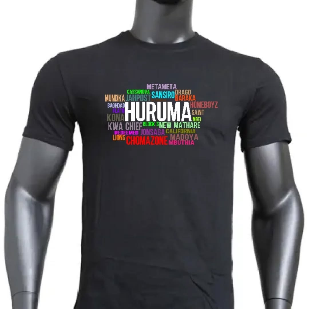 Huruma Black Tee