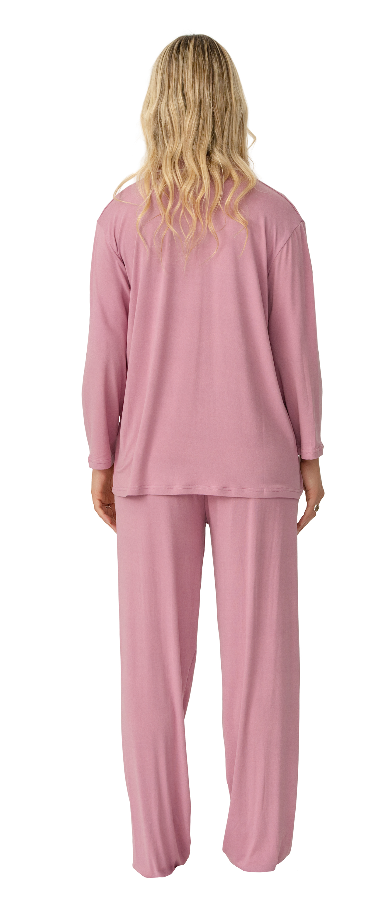 7470. Pijama camisero liso 2