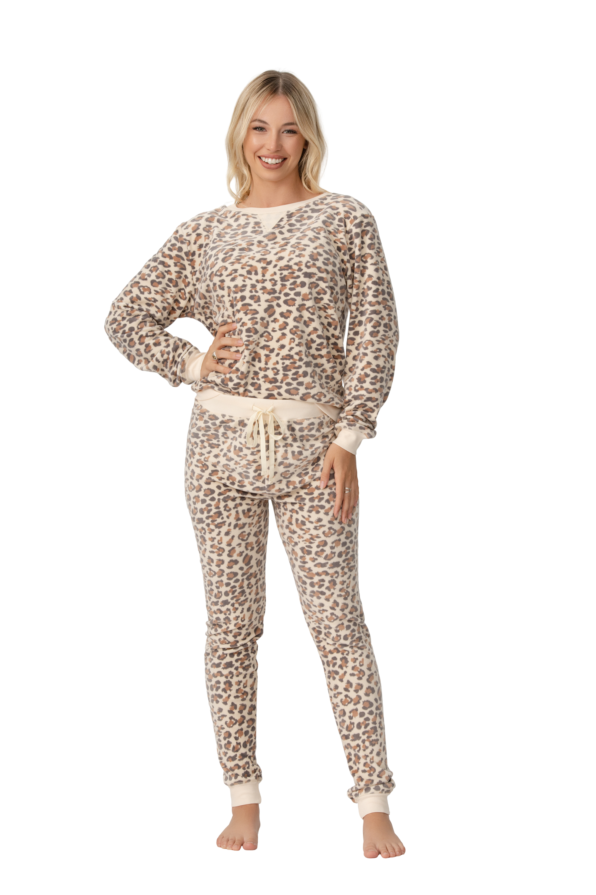 7475. Pijama plush print  - Image 1