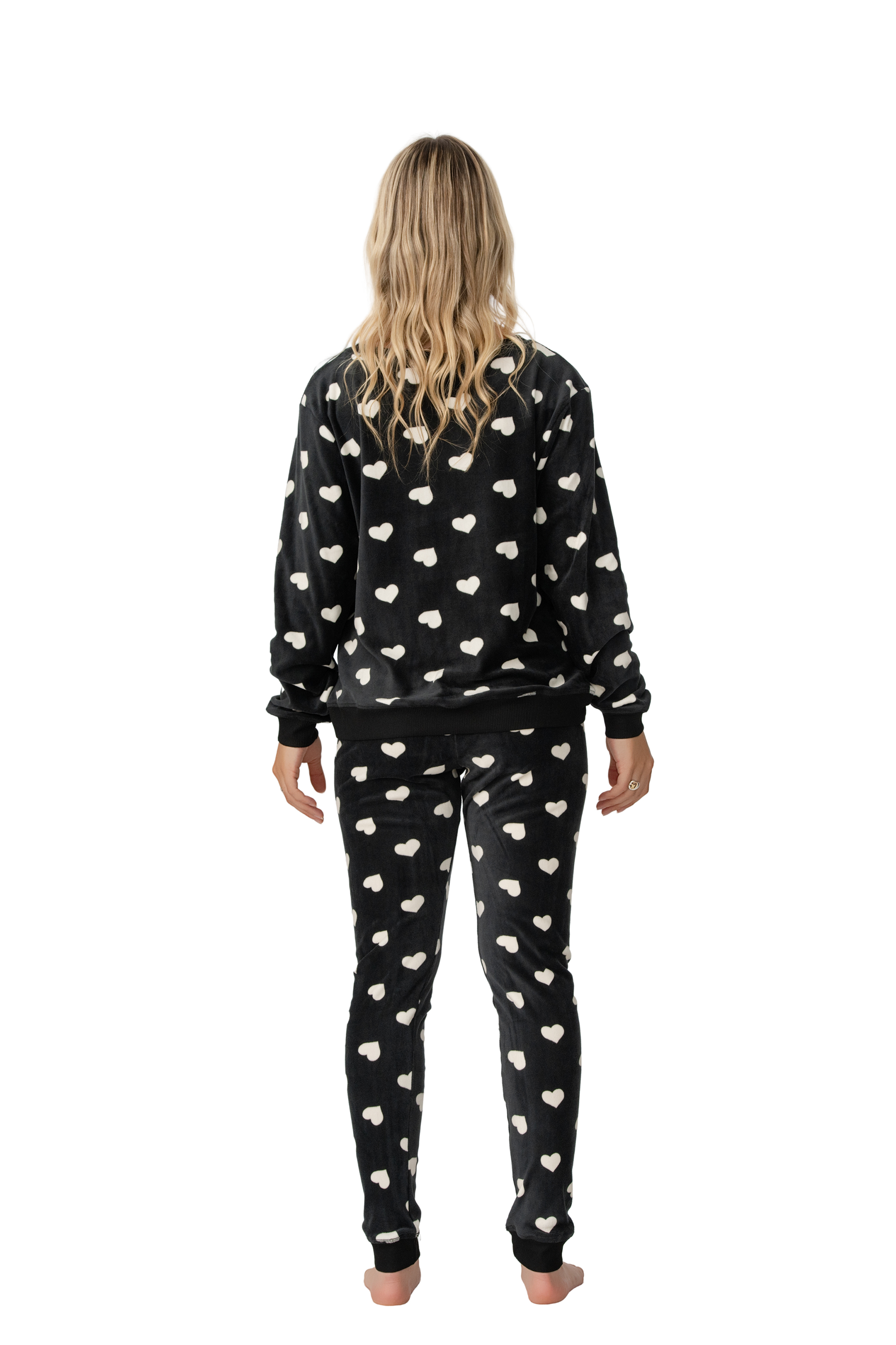 7475. PIJAMA PLUSH CORAZONES 2