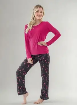 7412- Pijama flor