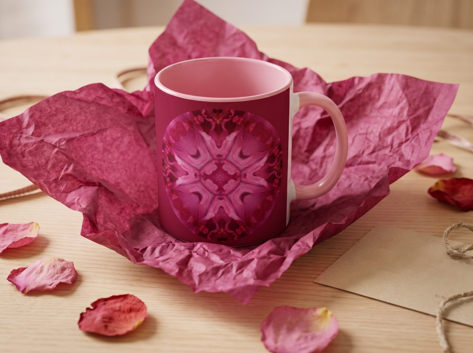 Designertasse Wildrose „Be kind to yourself“ – Tasse mit Spruch, versandkostenfrei | Florestella-Artwork 4