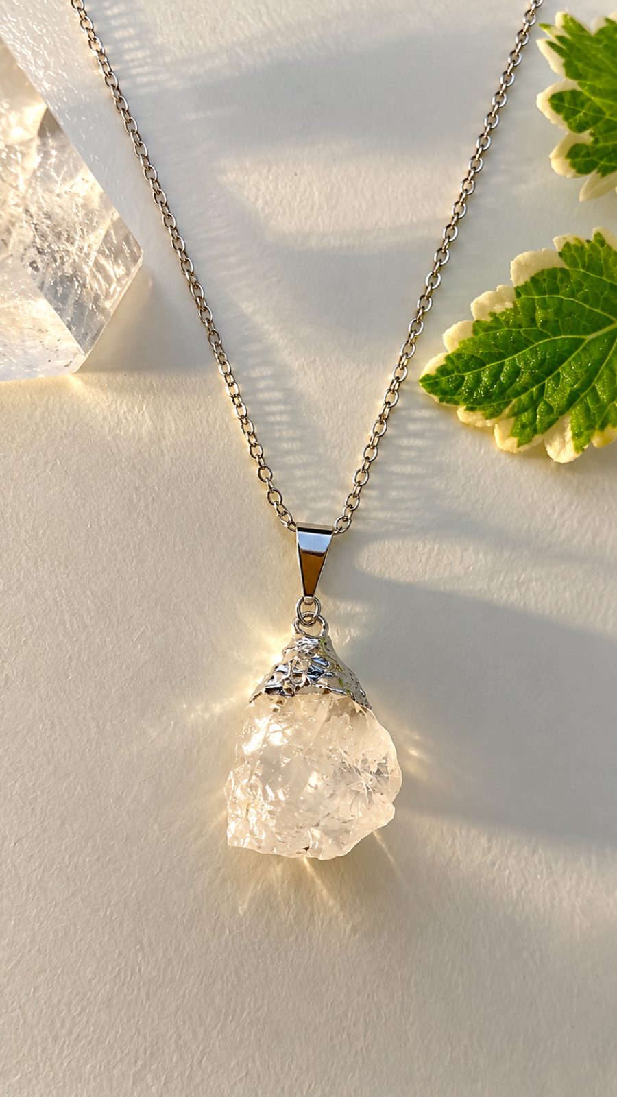 Dije Cuarzo Cristal Bruto