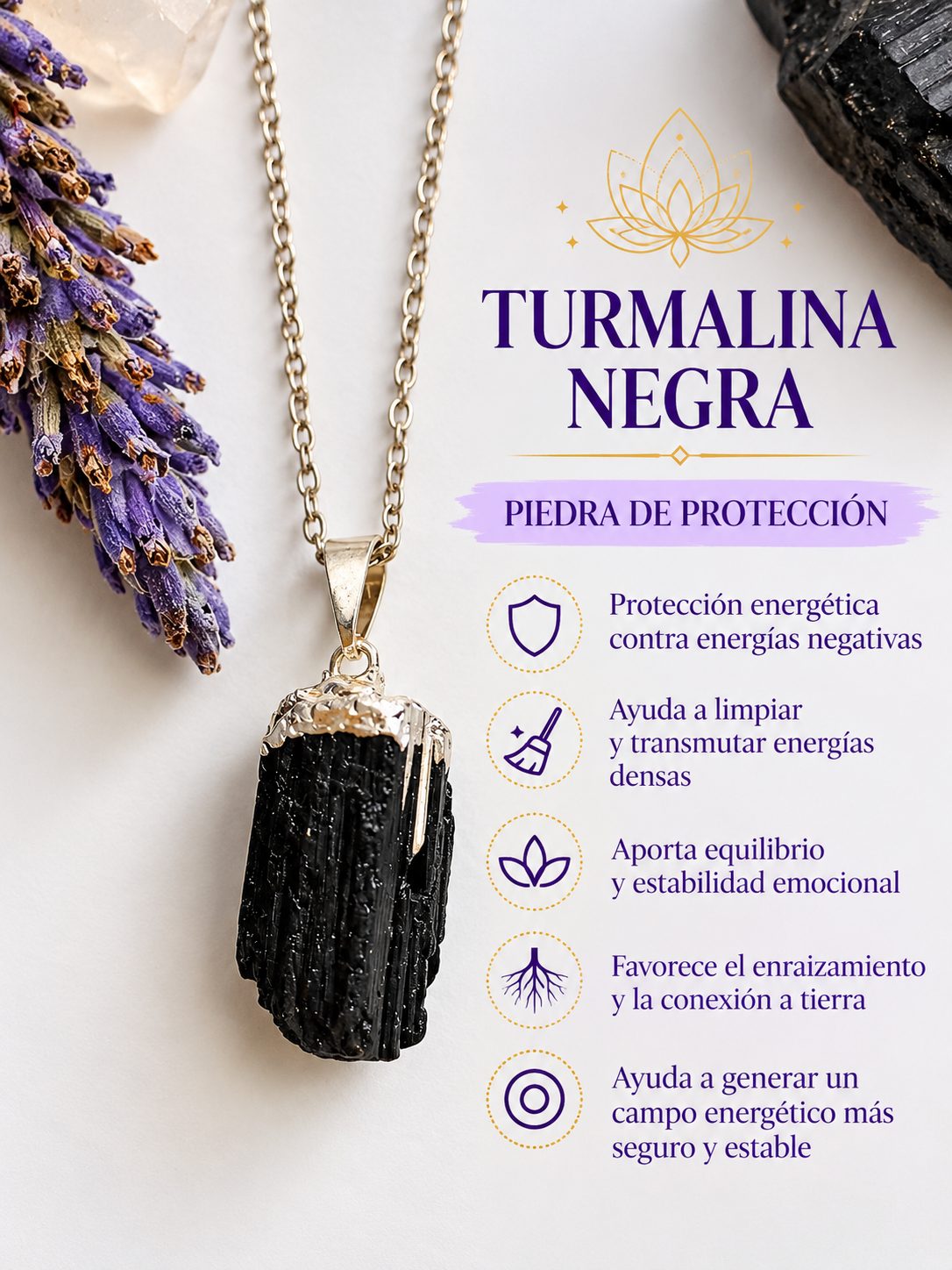 Dije Turmalina Negra 2