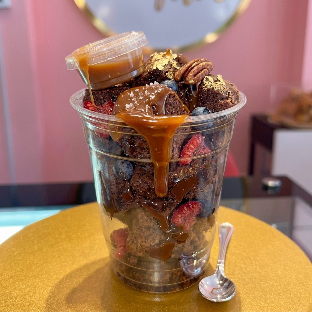 Vaso de brownie 