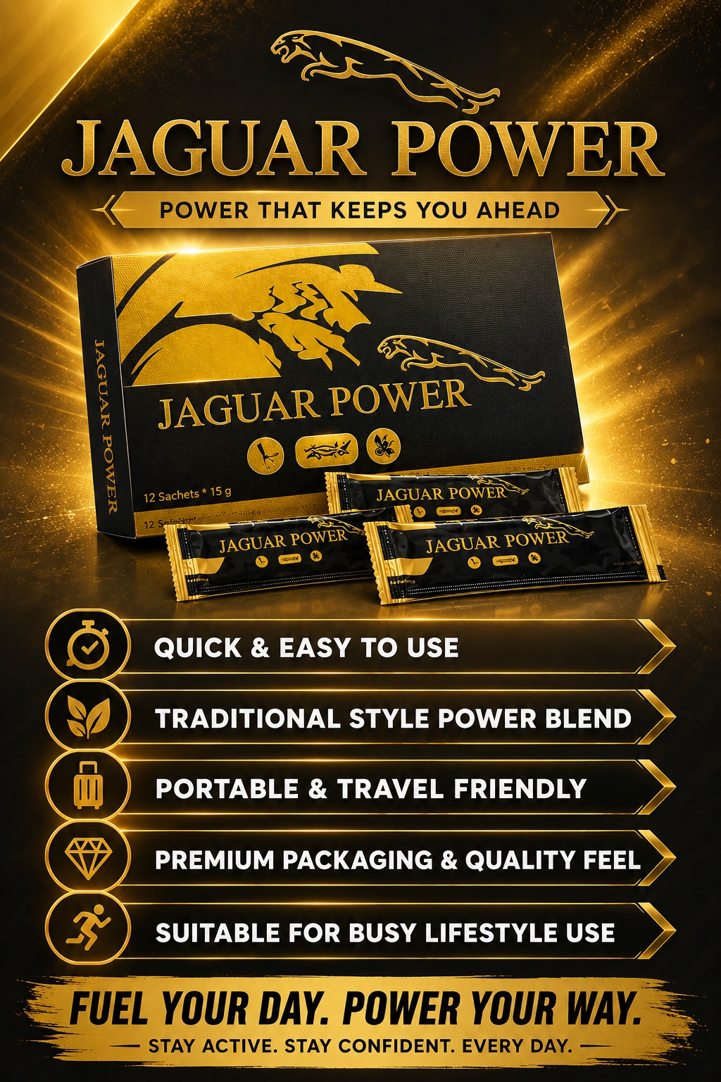 Jaguar Power Honey For Men - Image 1