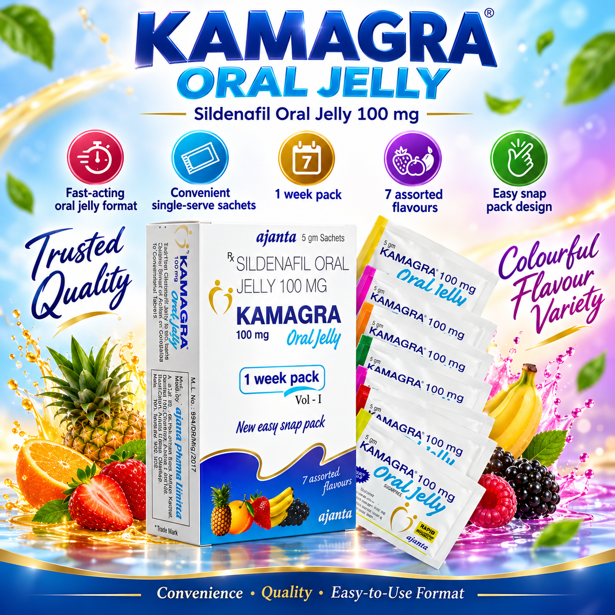 KAMAGRA ORAL JELLY 100 MG - Image 1