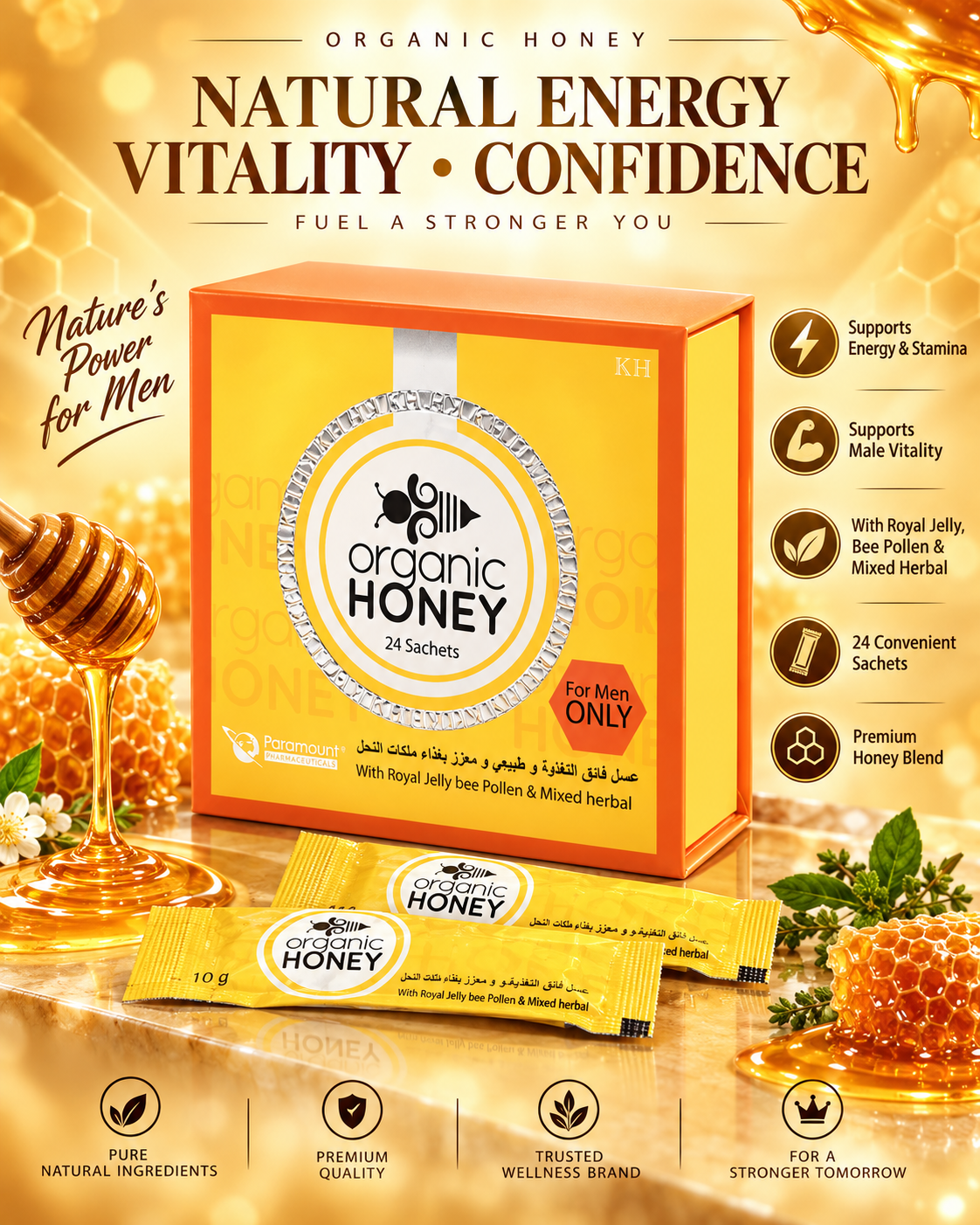 ORGANIC HONEY FOR MEN