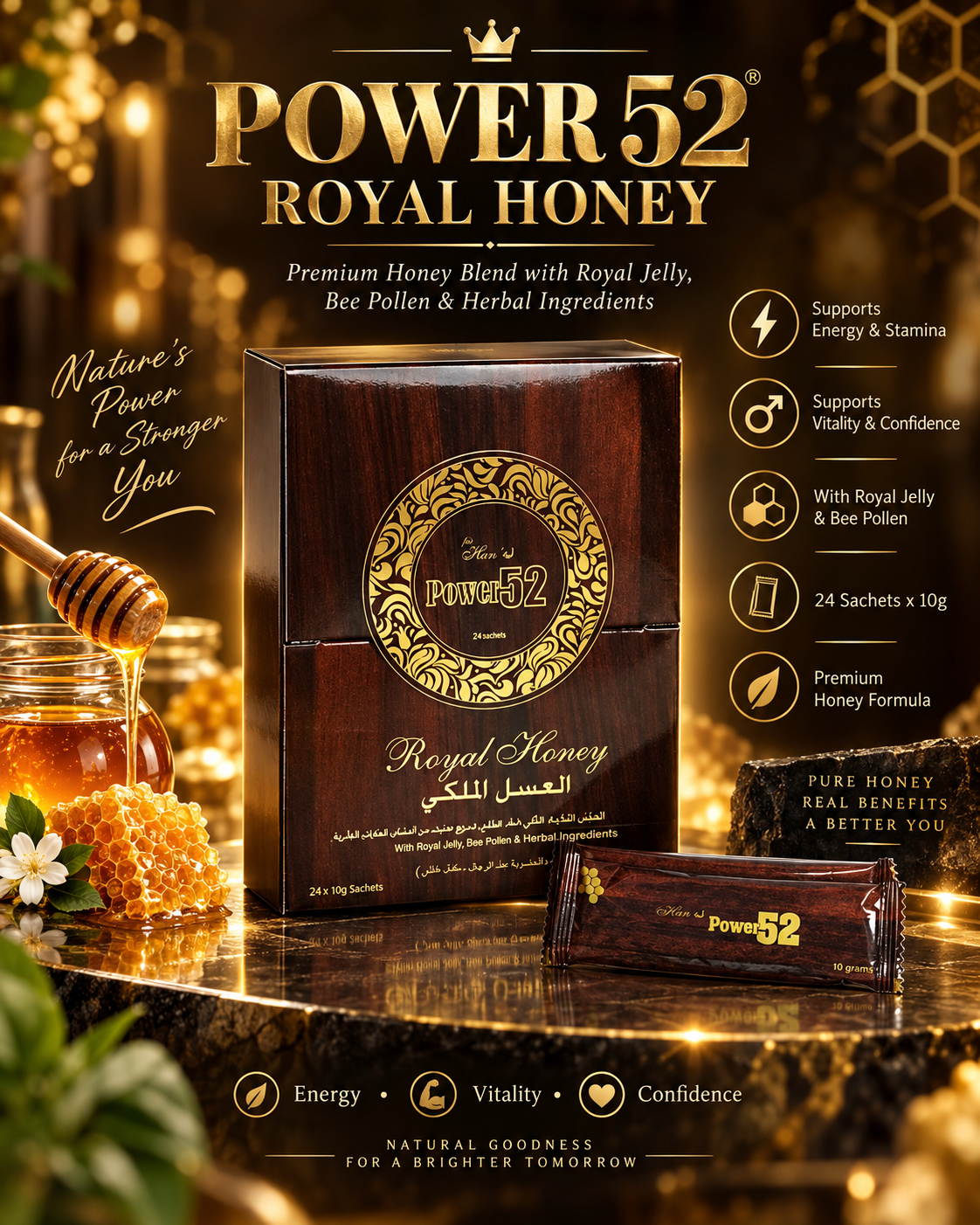 POWER 52 ROYAL HONEY