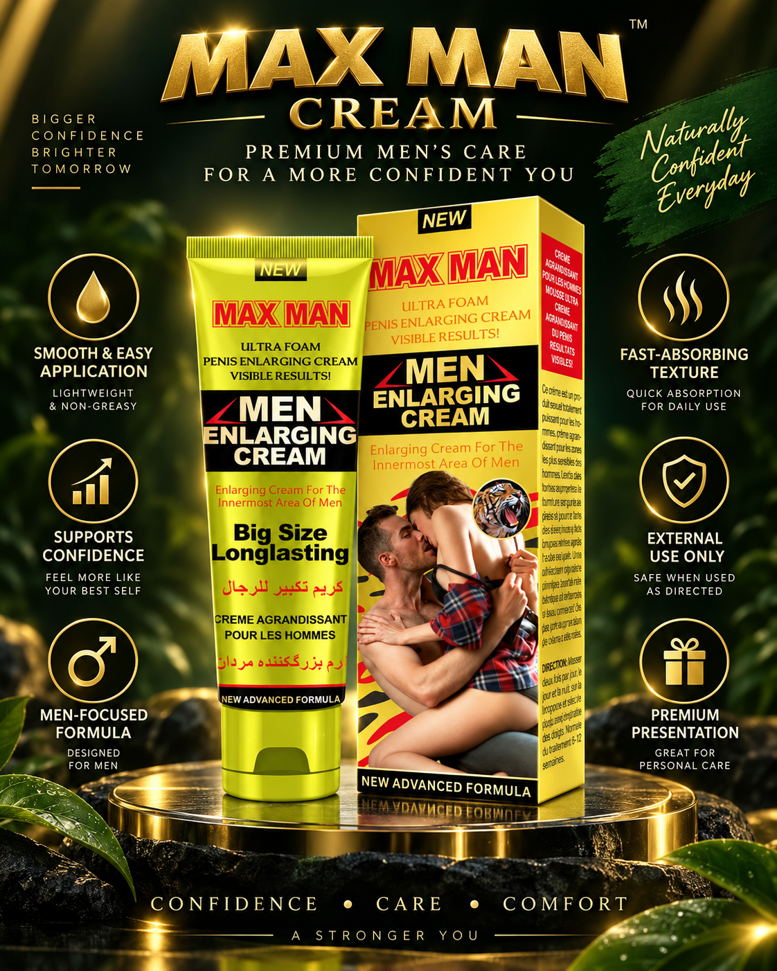MAX MAN (Men’s Intimate Care Cream)