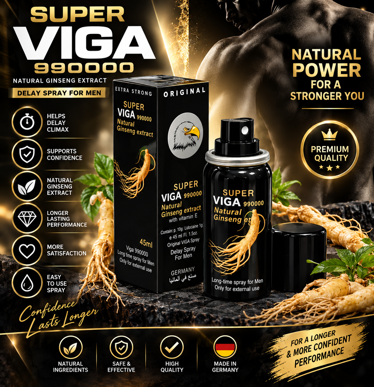 SUPER VIGA NATURAL GINSENG SPRAY