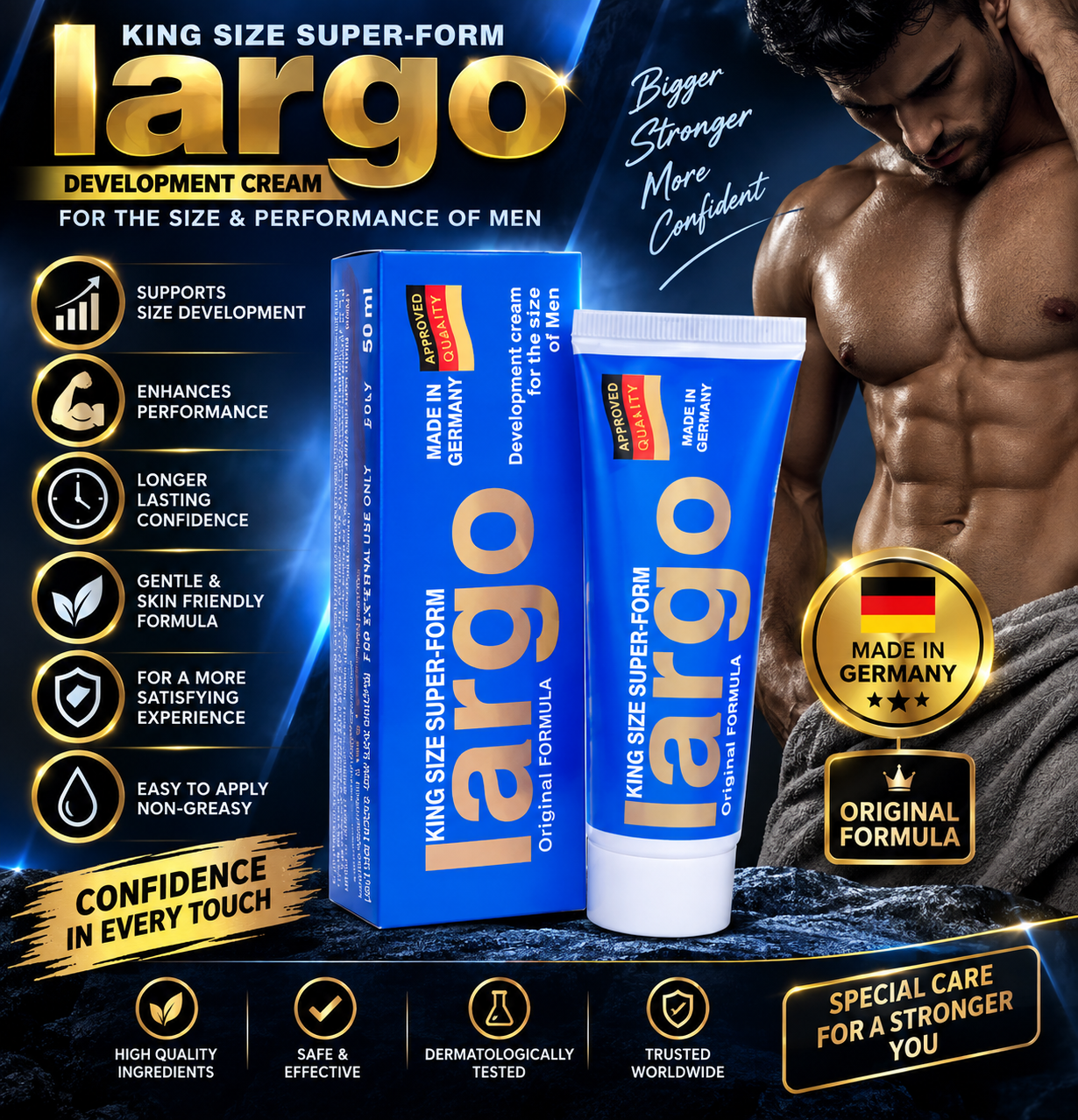 LARGO KING SIZE SUPERFORM CREAM