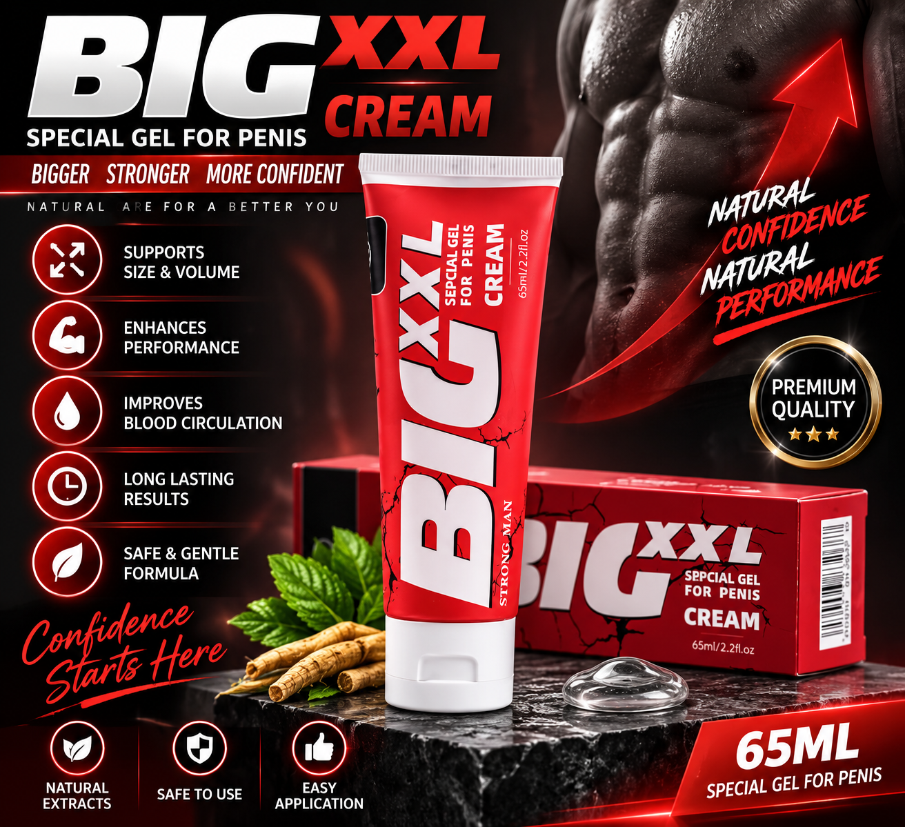 BIG XXL SPECIAL GEL FOR PENIS