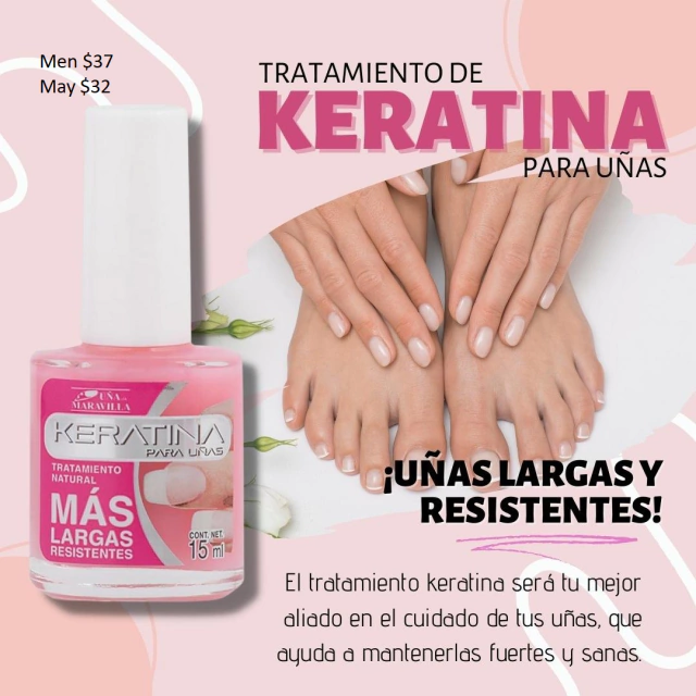 Tratamiento de keratina para uñas frágiles 2