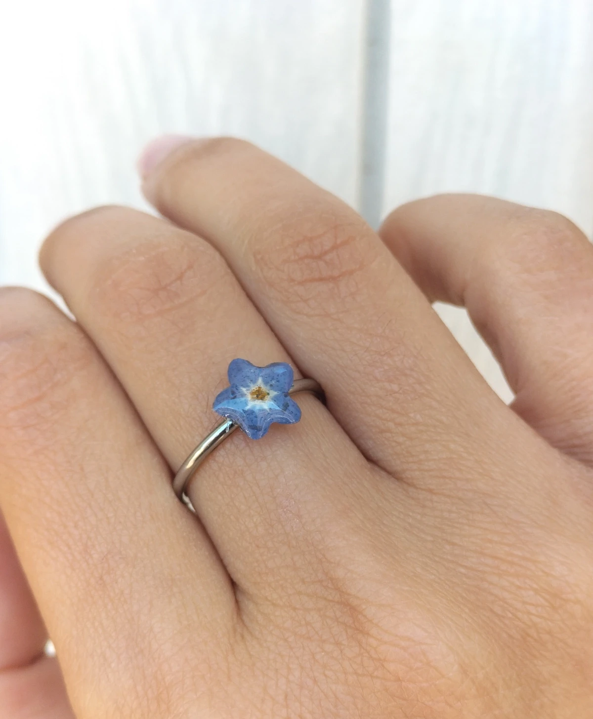Anello regolabile non ti scordar di me  2