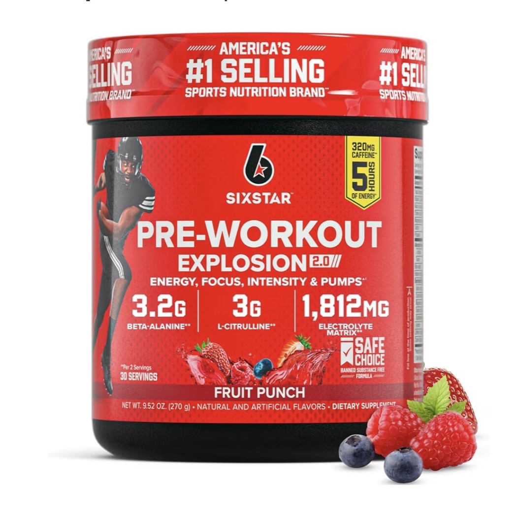 🔥 Pre-Entreno Explosion Six Star