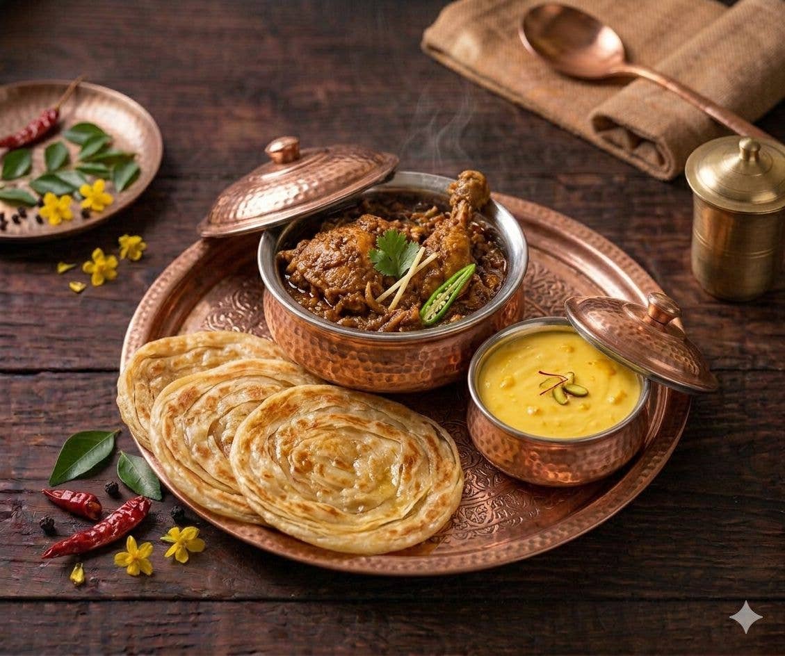 Paratha - Chicken Combo