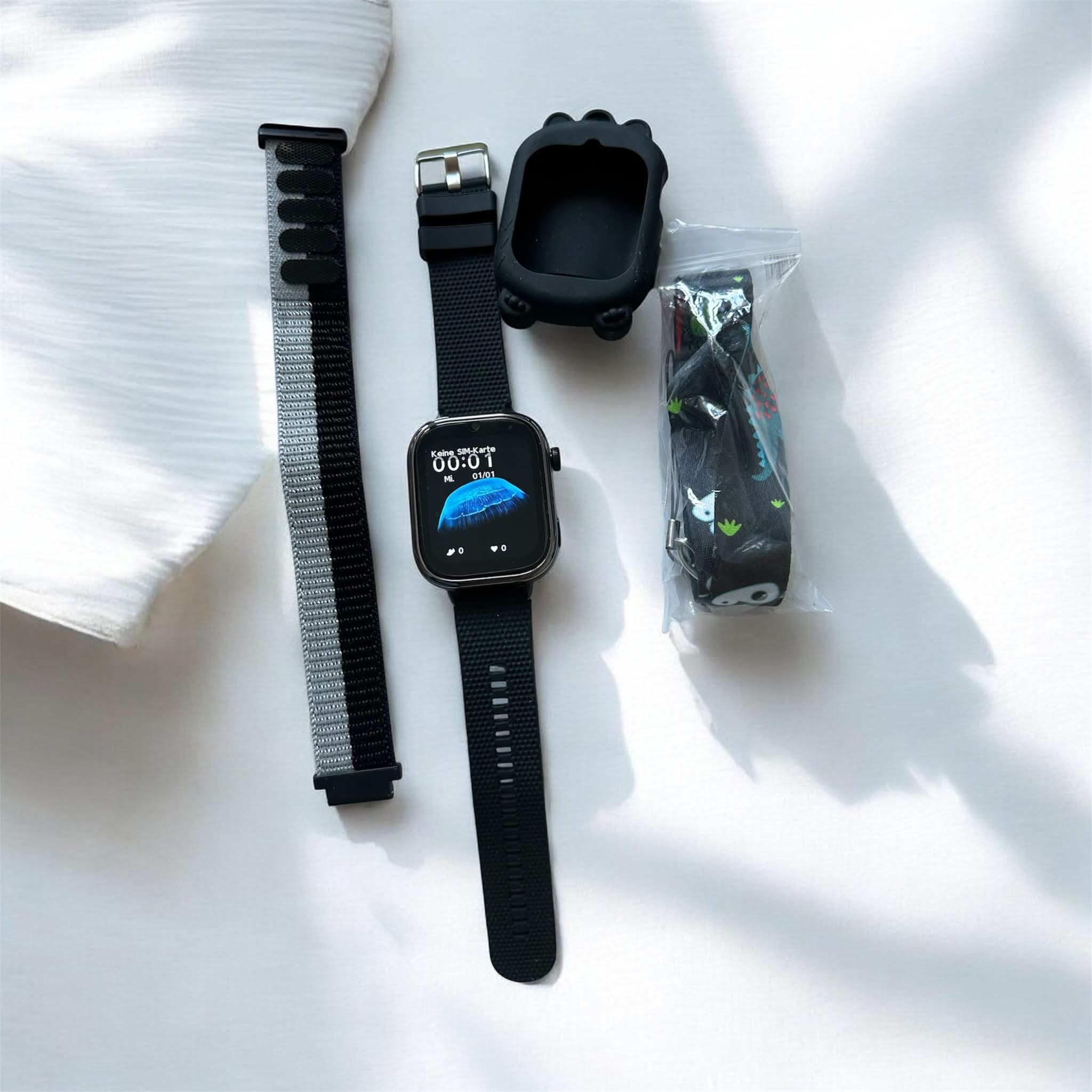 Smartwatch 4G GPS dla dzieci i nastolatków – rozmowy wideo, karta SIM - Image 1