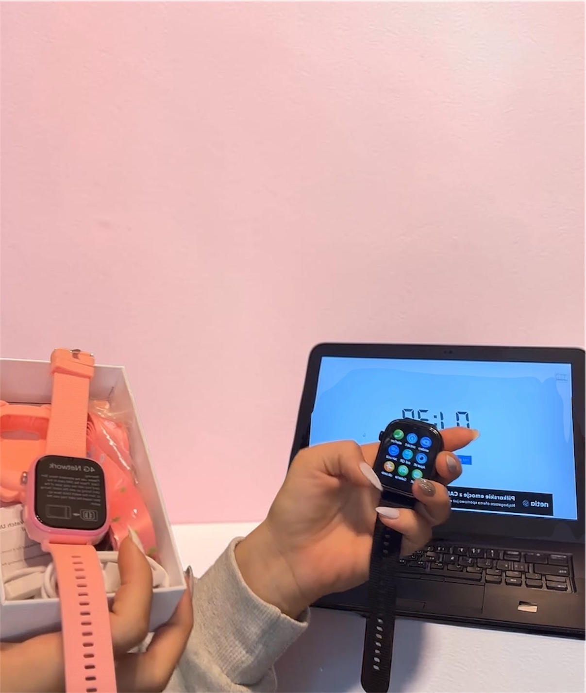 Smartwatch 4G GPS dla dzieci i nastolatków – rozmowy wideo, karta SIM 2