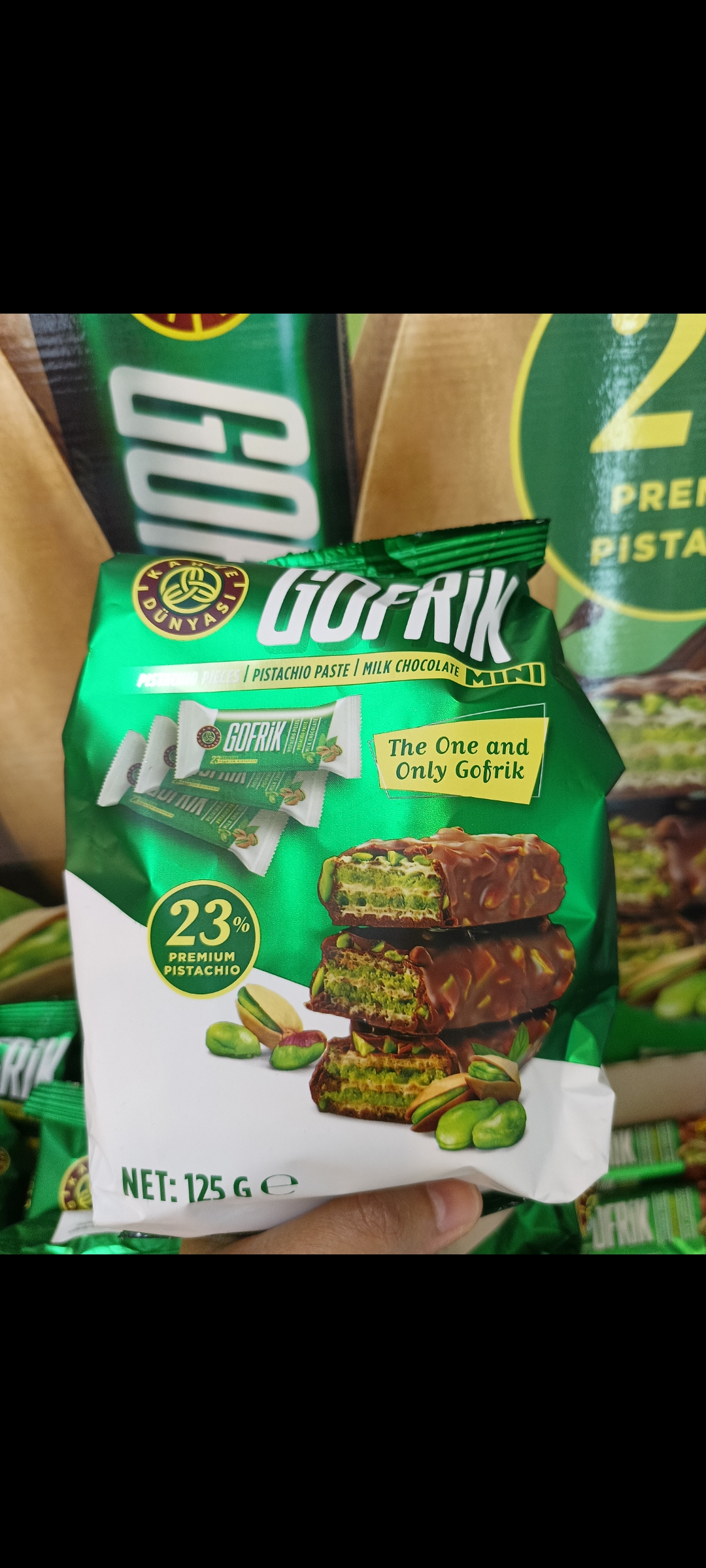 Gofrik milk chocolate pouch 