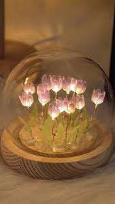 Cúpula dúo de tulipanes 