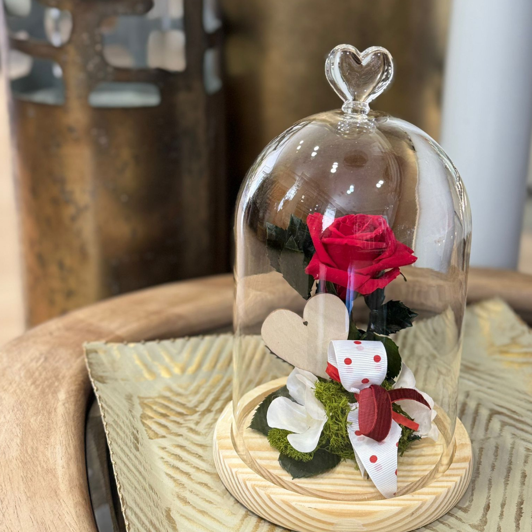 Cúpula corazón de rosas  2
