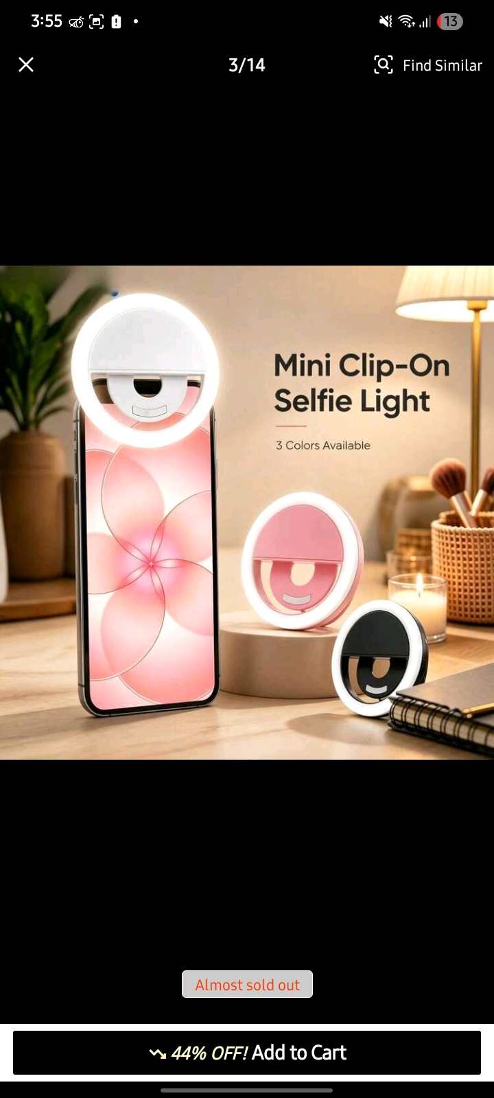 White Selfie Light